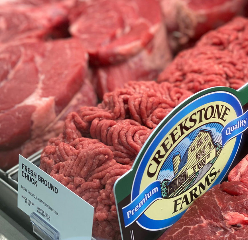 Fresh Ground Chuck from Creekstone Farms for retailers